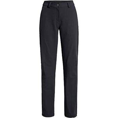 VAUDE Damen Wanderhose, Women's Strathcona Pants II, hoch elastisch, strapazierfähig, 80% windabweisend, atmungsaktiv und schnelltrocknend, Black, 52-Long VAUDE Damen Wanderhose, Women's Strathcona Pants II, hoch elastisch, strapazierfähig, 80% windabweisend, atmungsaktiv und schnelltrocknend, Black, 52-Long
