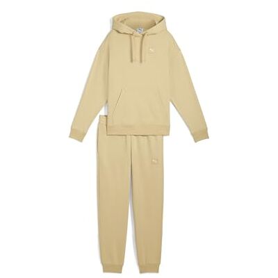 Puma Damen Loungewear Sweat Suit Comfort Fl Cl Strickanzüge, Pebble Path, M EU Puma Damen Loungewear Sweat Suit Comfort Fl Cl Strickanzüge, Pebble Path, M EU