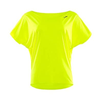 WINSHAPE Damen Super Leichtes Functional Dance-top Dt101 T-Shirt, Neon-gelb, XL EU WINSHAPE Damen Super Leichtes Functional Dance-top Dt101 T-Shirt, Neon-gelb, XL EU