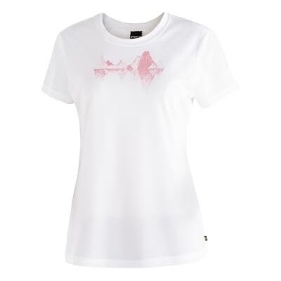 Maier Sports Tilia Pique W, Damen T-Shirt, Funktionsshirt mit Rundhals für Wandern und Freizeit, dryprotec Technologie, Atmungsaktiv, NFC-Chip für einfaches Recycling, Weiß, 46 Maier Sports Tilia Pique W, Damen T-Shirt, Funktionsshirt mit Rundhals für Wandern und Freizeit, dryprotec Technologie, Atmungsaktiv, NFC-Chip für einfaches Recycling, Weiß, 46