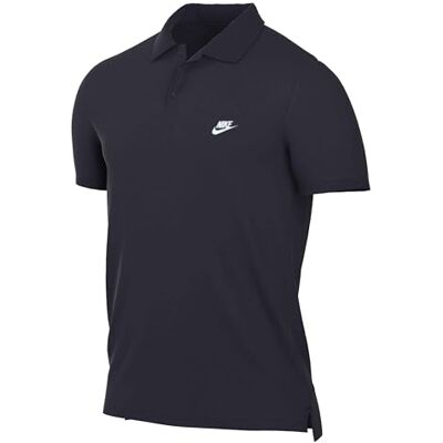 NIKE Sportswear Herren-Poloshirt, Obsidian/White, CJ4456-451, M NIKE Sportswear Herren-Poloshirt, Obsidian/White, CJ4456-451, M
