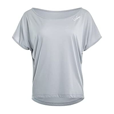 WINSHAPE Damen Ultra Leichtes Modal-kurzarmshirt Mct002 T-Shirt, Cool-grey, M EU WINSHAPE Damen Ultra Leichtes Modal-kurzarmshirt Mct002 T-Shirt, Cool-grey, M EU