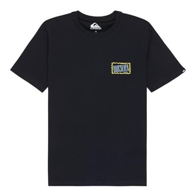 Quiksilver Kurzarm T-Shirt EV GOTAM Foam SS Boy's Black 12, Schwarz, 12 Jahre Quiksilver Kurzarm T-Shirt EV GOTAM Foam SS Boy's Black 12, Schwarz, 12 Jahre