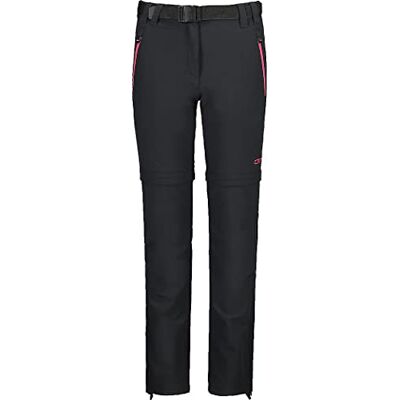 CMP , Zip Off Dry Function Trousers, Antracite-Fragola, 92 CMP , Zip Off Dry Function Trousers, Antracite-Fragola, 92