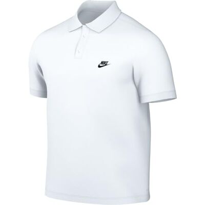 NIKE FN3894-100 Club Polo Shirt Herren White/Black Größe XS NIKE FN3894-100 Club Polo Shirt Herren White/Black Größe XS
