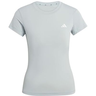 Adidas Women's Power Essentials Workout Contour T-Shirt, Wonder Sage, M Adidas Women's Power Essentials Workout Contour T-Shirt, Wonder Sage, M