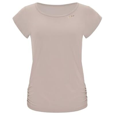 WINSHAPE Damen Functional Light and Soft Kurzarmshirt Aet130ls, Ultra Style T-Shirt, Cappuccino, XXL EU WINSHAPE Damen Functional Light and Soft Kurzarmshirt Aet130ls, Ultra Style T-Shirt, Cappuccino, XXL EU