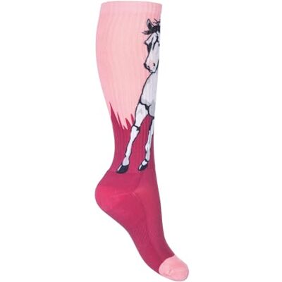 HKM Unisex Kinder Helsinki Socken, Lila/Braun, 26-30 EU HKM Unisex Kinder Helsinki Socken, Lila/Braun, 26-30 EU