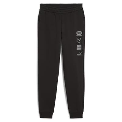 Puma Jungen Power Graphic Sweatpants FL Cl B Gestrickte Hosen, Schwarz, 140 EU Puma Jungen Power Graphic Sweatpants FL Cl B Gestrickte Hosen, Schwarz, 140 EU