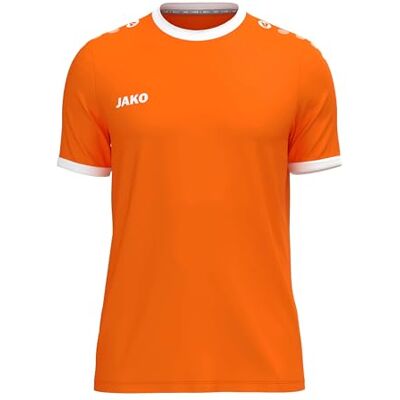 JAKO Unisex Trikot One, Kurzarm, Neonorange, XL JAKO Unisex Trikot One, Kurzarm, Neonorange, XL