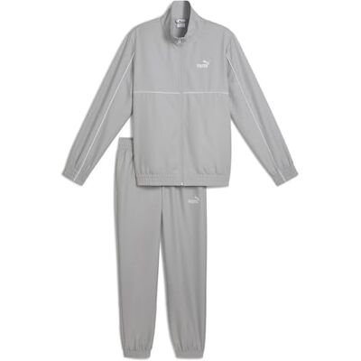 Puma Unisex Woven Tracksuit Gewebte Anzüge, Gray Echo, S EU Puma Unisex Woven Tracksuit Gewebte Anzüge, Gray Echo, S EU