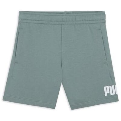 Puma Jungen ESS No. 1 Logo Shorts TR PS Gestrickte Shorts, Green Moon, Puma Jungen ESS No. 1 Logo Shorts TR PS Gestrickte Shorts, Green Moon,