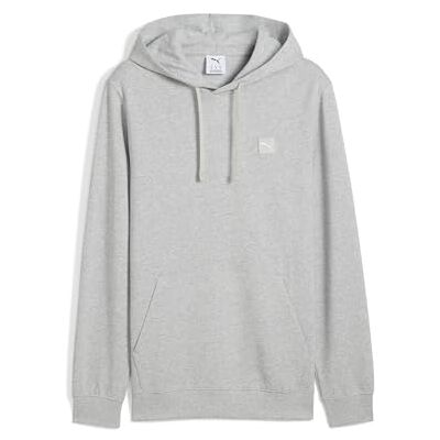 Puma Herren ESS Elevated Hoodie TR Kapuzenpullis, Light Gray Heather, S Puma Herren ESS Elevated Hoodie TR Kapuzenpullis, Light Gray Heather, S