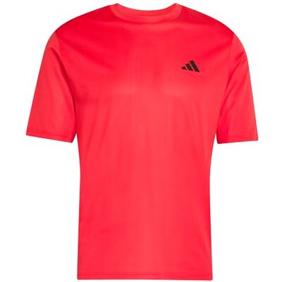 Adidas Herren Workout Essentials Base Shirt, Pure Ruby, 3XL Adidas Herren Workout Essentials Base Shirt, Pure Ruby, 3XL