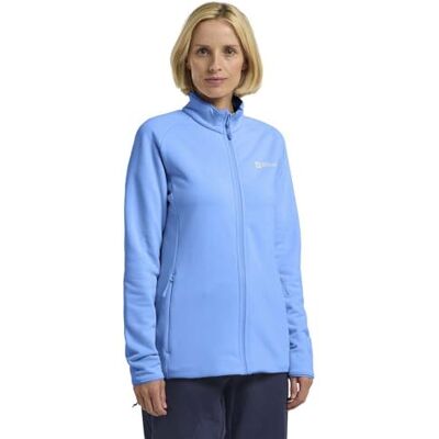 Jack Wolfskin Damen Baiselberg Fz W Fleece-Jacke, Mid Blue, L EU Jack Wolfskin Damen Baiselberg Fz W Fleece-Jacke, Mid Blue, L EU