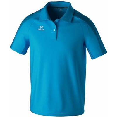 Erima Herren EVO Star Polo Shirt (1112406), Curacao/Mykonos, S Erima Herren EVO Star Polo Shirt (1112406), Curacao/Mykonos, S