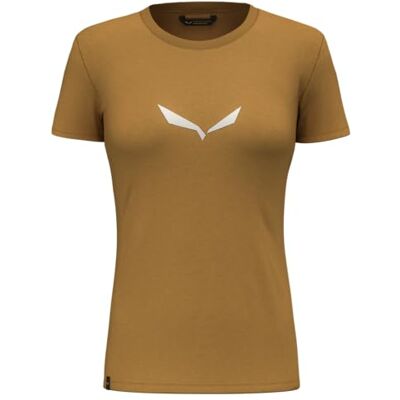 Salewa Damen Solid Dry W T-shirt., Golden Brown New Logo, L EU Salewa Damen Solid Dry W T-shirt., Golden Brown New Logo, L EU