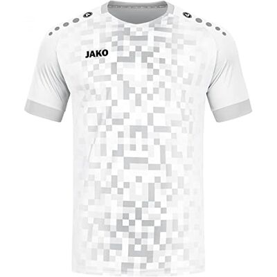 JAKO Kinder Trikot Pixel (Kurzarm), Weiß, 140 JAKO Kinder Trikot Pixel (Kurzarm), Weiß, 140