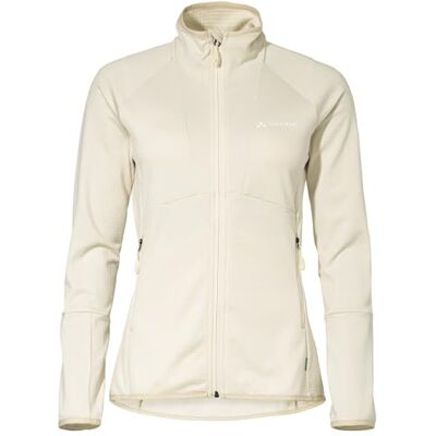 VAUDE Damen Fleece Jacke Monviso Fleece FZ Jacket II, elastisch, warm, feuchtigkeitsregulierend und schnelltrocknend, Passform: Slim fit, ecru, 46 VAUDE Damen Fleece Jacke Monviso Fleece FZ Jacket II, elastisch, warm, feuchtigkeitsregulierend und schnelltrocknend, Passform: Slim fit, ecru, 46