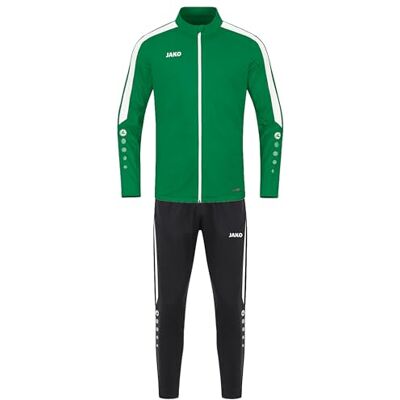 JAKO Herren Trainingsanzug Polyester Power, Sportgrün, M JAKO Herren Trainingsanzug Polyester Power, Sportgrün, M