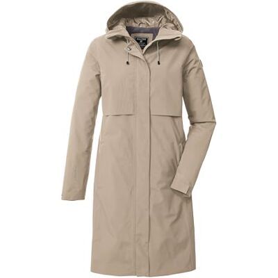 Killtec Damen Funktionsparka/Parka wasserdicht mit Kapuze KOS 46 WMN PRK, wüstensand, 50, 43935-000 Killtec Damen Funktionsparka/Parka wasserdicht mit Kapuze KOS 46 WMN PRK, wüstensand, 50, 43935-000