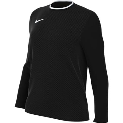 NIKE FV3328-010 W NK DF REF II JSY LS Sweatshirt Damen Black/White Größe XL NIKE FV3328-010 W NK DF REF II JSY LS Sweatshirt Damen Black/White Größe XL