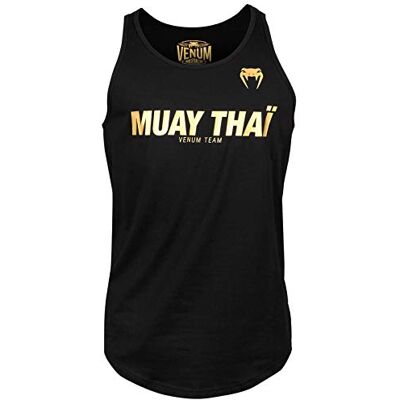 Venum , Muay Thai VT Tank Top, Herren, XXL, Schwarz/Gold Venum , Muay Thai VT Tank Top, Herren, XXL, Schwarz/Gold