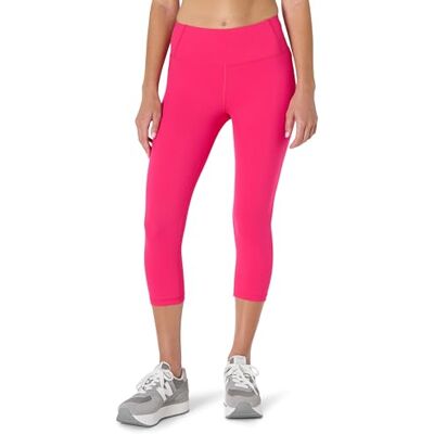 Amazon Essentials Damen Trainings-Leggings für Sport und Freizeit, Intensive Rosa, S Amazon Essentials Damen Trainings-Leggings für Sport und Freizeit, Intensive Rosa, S
