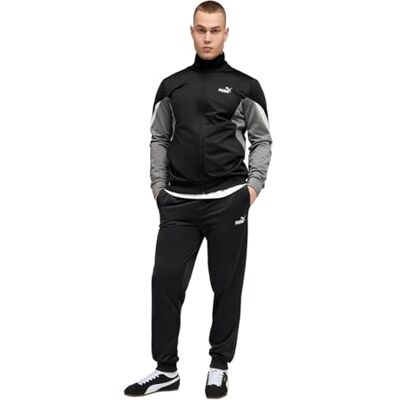 Puma Herren Essentials Block Trainingsanzug XL, Black Puma Herren Essentials Block Trainingsanzug XL, Black