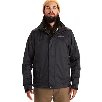 Marmot Herren PreCip Eco Jacket, Wasserdichte Regenjacke, winddichter Regenmantel, atmungsaktiv, faltbarer Hardshell Windbreaker, ideal zum Fahrradfahren & Wandern, Black, S Marmot Herren PreCip Eco Jacket, Wasserdichte Regenjacke, winddichter Regenmantel, atmungsaktiv, faltbarer Hardshell Windbreaker, ideal zum Fahrradfahren & Wandern, Black, S