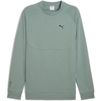 Puma Herren TECH Crew DK Crew-Sweatshirts, Green Moon, Puma Herren TECH Crew DK Crew-Sweatshirts, Green Moon,