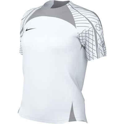 NIKE Damen Short-Sleeve Soccer Top W Nk Df Strk23 Top Ss, White/Wolf Grey/Black, DR2278-100, XXL NIKE Damen Short-Sleeve Soccer Top W Nk Df Strk23 Top Ss, White/Wolf Grey/Black, DR2278-100, XXL