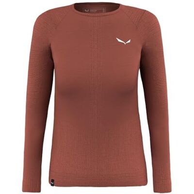 Salewa Zebru Medium Warm AMR Tee W, Etruscan red, L Salewa Zebru Medium Warm AMR Tee W, Etruscan red, L