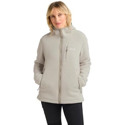 Jack Wolfskin Damen Cradle Mountain Pile Fz W, Pale Sand, M EU Jack Wolfskin Damen Cradle Mountain Pile Fz W, Pale Sand, M EU