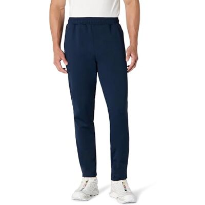 Amazon Essentials Herren Sporthose Lang Funktions-Trainings-Jogginghose aus Stretchgewebe, Marineblau, XL Amazon Essentials Herren Sporthose Lang Funktions-Trainings-Jogginghose aus Stretchgewebe, Marineblau, XL
