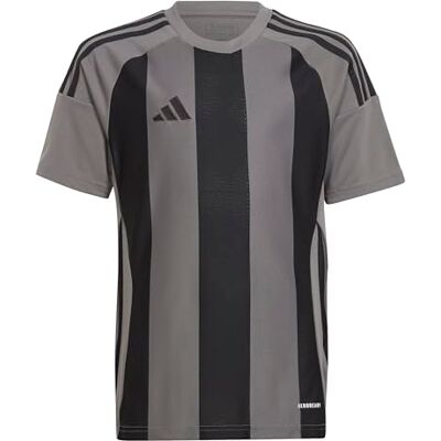 Adidas Unisex Kinder Striped 24 Jersey Kids Shirt, Team Grey Four/Black, 11-12 Years Adidas Unisex Kinder Striped 24 Jersey Kids Shirt, Team Grey Four/Black, 11-12 Years
