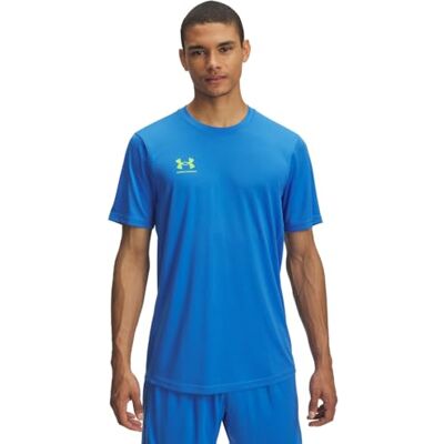 Under Armour Herren Challenger Training Kurzarmshirt, schnelltrocknendes Sportshirt für Fußball und mehr, atmungsaktives Funktionsshirt mit Netzeinsätzen,Blue Atlantis / / High Vis Yellow,SM Under Armour Herren Challenger Training Kurzarmshirt, schnelltrocknendes Sportshirt für Fußball und mehr, atmungsaktives Funktionsshirt mit Netzeinsätzen,Blue Atlantis / / High Vis Yellow,SM