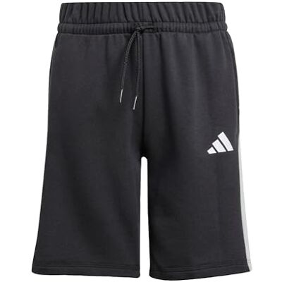 Adidas Unisex Kinder Seasonal Essentials Colorblock Shorts, Black/Wonder Silver/White, 11-12 Years Adidas Unisex Kinder Seasonal Essentials Colorblock Shorts, Black/Wonder Silver/White, 11-12 Years