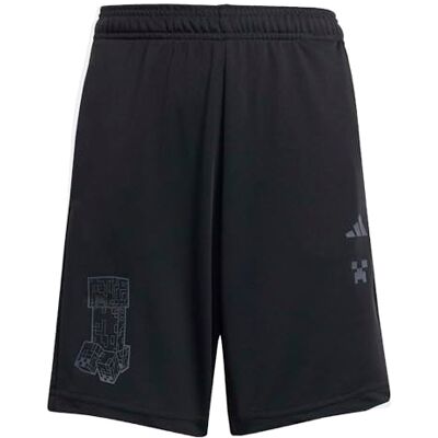Adidas Unisex Kids Minecraft Training Short, Black, 11-12 Years Adidas Unisex Kids Minecraft Training Short, Black, 11-12 Years