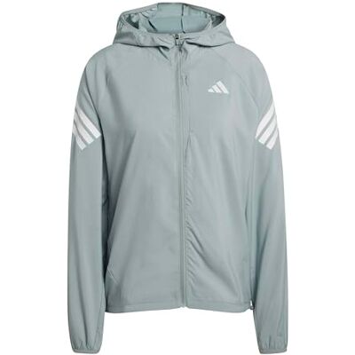 Adidas Women's ADI365 Running Iconic Hooded Jacket, Wonder Sage, S Adidas Women's ADI365 Running Iconic Hooded Jacket, Wonder Sage, S