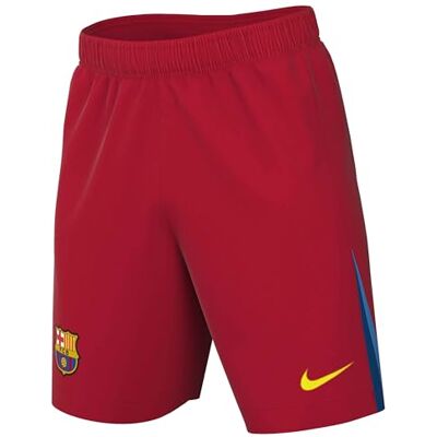 NIKE Fc Barcelona 2025/26 Stadium Fourth Dri-Fit Replika-Fußballshorts Für Herren, Salsa Red/Gym Blue/Opti Yellow, FZ1332-602, 2XL NIKE Fc Barcelona 2025/26 Stadium Fourth Dri-Fit Replika-Fußballshorts Für Herren, Salsa Red/Gym Blue/Opti Yellow, FZ1332-602, 2XL
