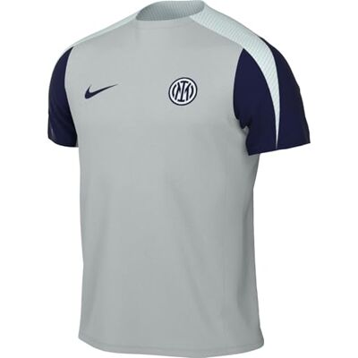 NIKE Inter Mailand Strike Dri-Fit Kurzarm-Fußballoberteil Für Herren, Grey Haze/Blue Void/Ghost Aqua/Blue Void, HJ7754-093, 3XL NIKE Inter Mailand Strike Dri-Fit Kurzarm-Fußballoberteil Für Herren, Grey Haze/Blue Void/Ghost Aqua/Blue Void, HJ7754-093, 3XL