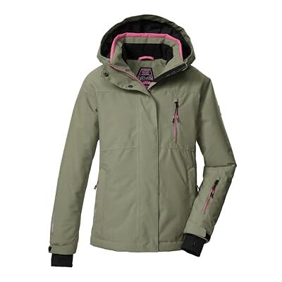 Killtec Mädchen Skijacke/Funktionsjacke mit Kapuze und Schneefang KSW 205 GRLS SKI JCKT, sage, 176, 43553-000 Killtec Mädchen Skijacke/Funktionsjacke mit Kapuze und Schneefang KSW 205 GRLS SKI JCKT, sage, 176, 43553-000