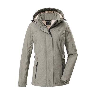 G.I.G.A. DX Damen Softshelljacke/Outdoorjacke mit abzippbarer Kapuze GW 35 WMN SFTSHLL JCKT, helloliv, 50, 43542-000 G.I.G.A. DX Damen Softshelljacke/Outdoorjacke mit abzippbarer Kapuze GW 35 WMN SFTSHLL JCKT, helloliv, 50, 43542-000