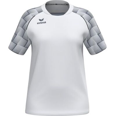 Erima Damen EVO Star stylisches Trikot (3132531) weiß/Slate Grey, 36 Erima Damen EVO Star stylisches Trikot (3132531) weiß/Slate Grey, 36