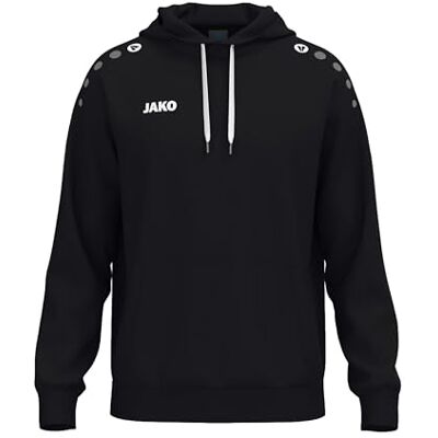 JAKO Unisex Kapuzen-Sweatshirt One Cotton, schwarz, 3XL JAKO Unisex Kapuzen-Sweatshirt One Cotton, schwarz, 3XL