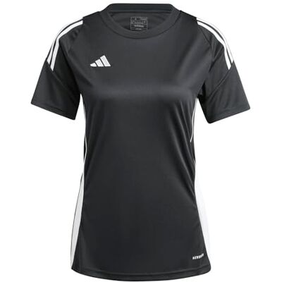 adidas Tiro 24 Schwarzes Fußballtrikot - Damen adidas Tiro 24 Schwarzes Fußballtrikot - Damen