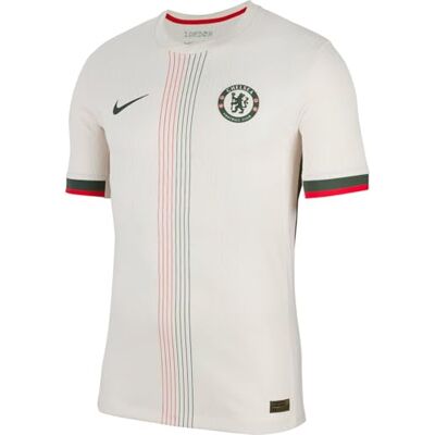 NIKE Fc Chelsea 2025/26 Match Away Authentic Dri-Fit ADV Fußballtrikot Für Herren, Phantom/Speed Red/Galactic Jade/Galactic Jade, HJ4553-031, L NIKE Fc Chelsea 2025/26 Match Away Authentic Dri-Fit ADV Fußballtrikot Für Herren, Phantom/Speed Red/Galactic Jade/Galactic Jade, HJ4553-031, L