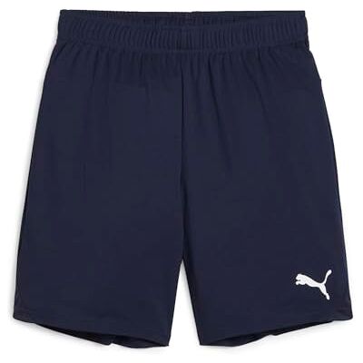 Puma Unisex Teamgoal Jr Strick Shorts, Navy- White, 152 EU Puma Unisex Teamgoal Jr Strick Shorts, Navy- White, 152 EU