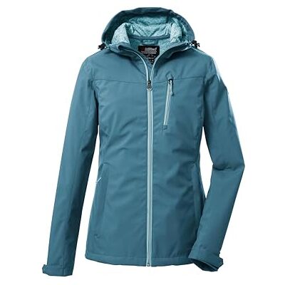 Killtec Damen Softshelljacke/Outdoorjacke mit Kapuze KOS 89 WMN SFTSHLL JCKT, sturmblau, 40, 39138-000 Killtec Damen Softshelljacke/Outdoorjacke mit Kapuze KOS 89 WMN SFTSHLL JCKT, sturmblau, 40, 39138-000